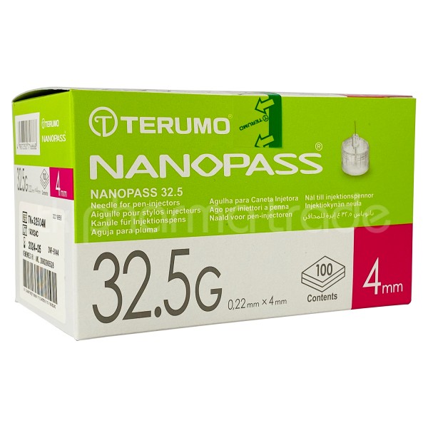 Terumo Nanopass® 0,22 x 4 mm