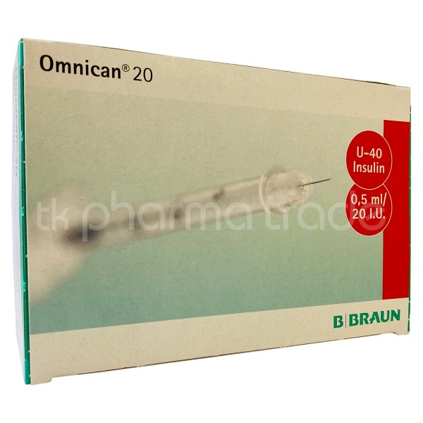 Omnican® 20, U 40, 0,5 ml, 8 mm