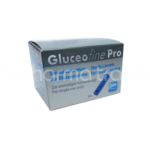 Gluceofine Pro Blutentnahme-Lanzetten