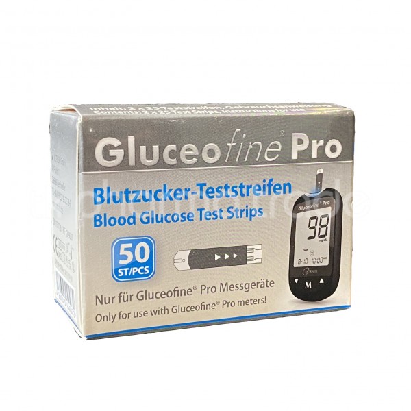 Gluceofine Pro Blutzucker-Teststreifen