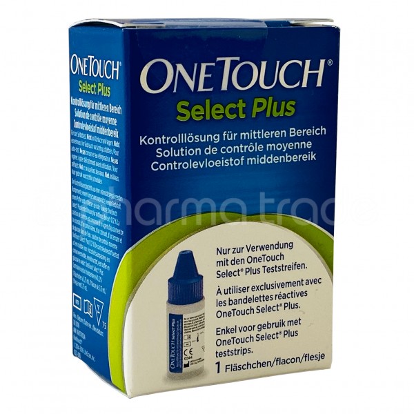 One Touch Select® Plus Kontrolllösung für den mittleren Bereich Vorderseite