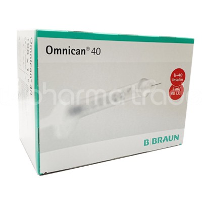 Omnican® 40, U 40, 0,30 x 8 mm, 1 ml, 100 x 1