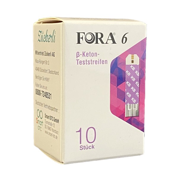 FORA® 6 ß-Keton-Teststreifen