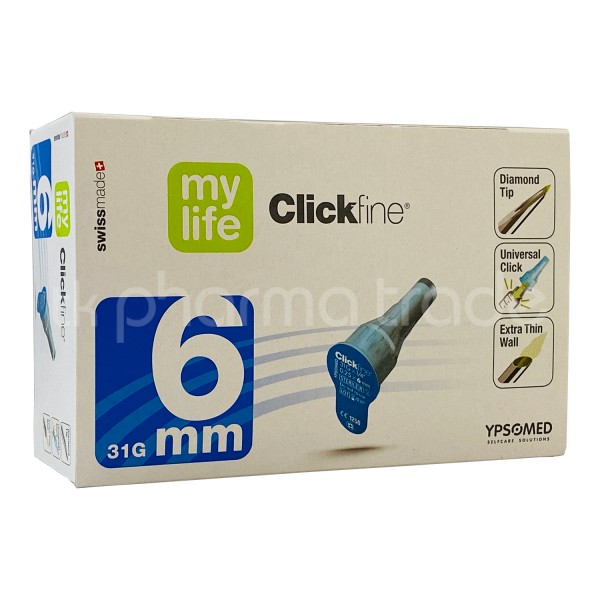 mylife Clickfine® 6 mm x 0,25 mm mit DiamondTip