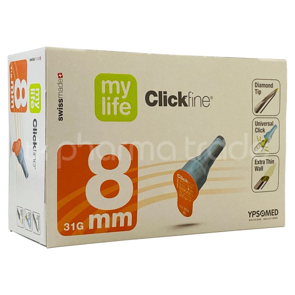 mylife Clickfine® 8 mm x 0,25 mm mit DiamondTip