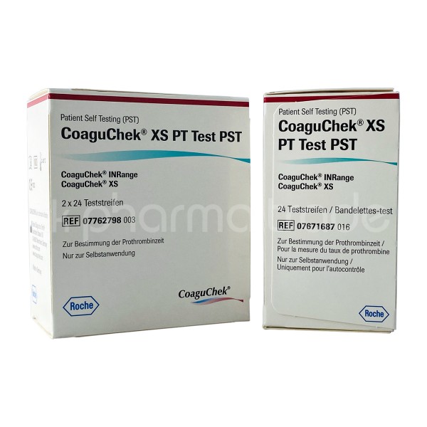 CoaguChek® XS PT Test PST Teststreifen