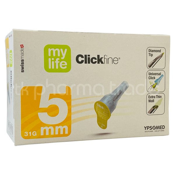 mylife Clickfine® 5 mm x 0,25 mm mit DiamondTip