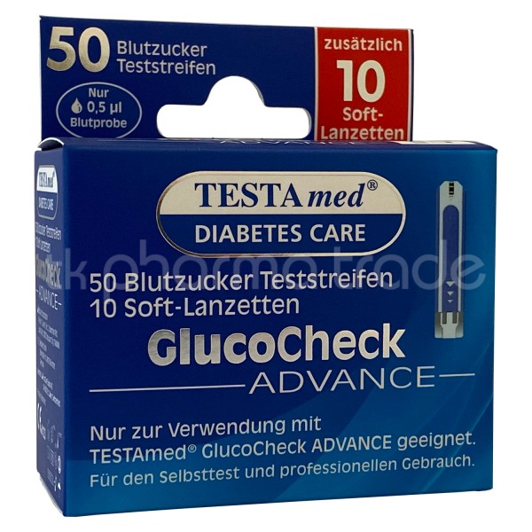 TESTAmed® GlucoCheck ADVANCE Teststreifen