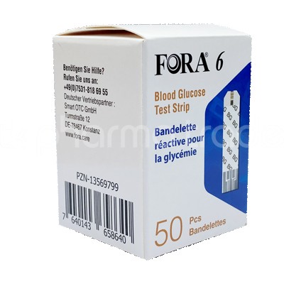 FORA® 6 Blutzuckerteststreifen